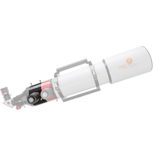 Lunt Solar Systems Filtro de doble pila DSII para Telescopio solar LS130MT Ha