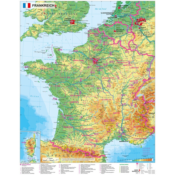 Stiefel Mapa Francia