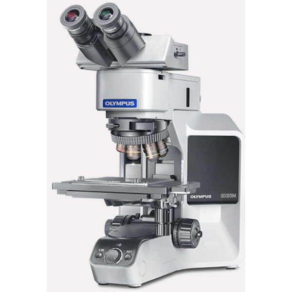 Evident Olympus Microscopio Olympus BX53-MET, HF, DF, trino, infinito, plano, luz reflejada, luz transmitida, LED, Mix