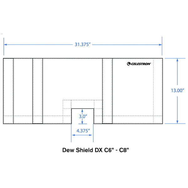 Celestron Tapa antirrocío flexible DX SC6/SC8