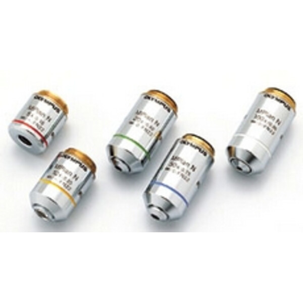 Evident Olympus objetivo MPLN20X-1-7, M Plan, Achro, Luz incidente/transmitida, 20x/0,4 wd 1,3 mm
