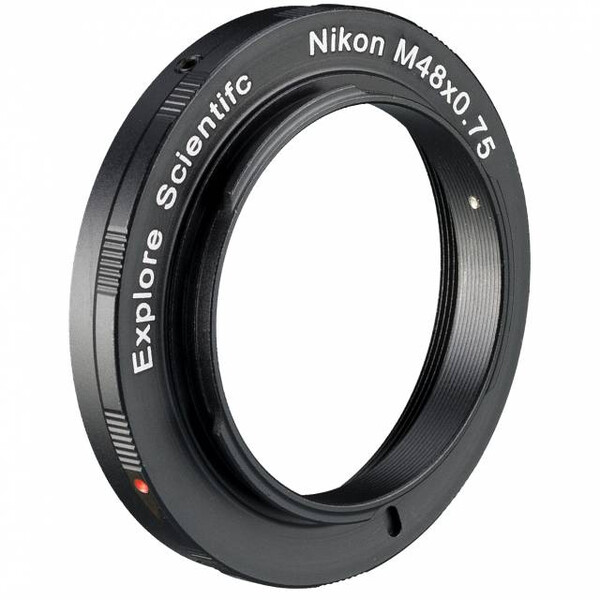 Explore Scientific Adaptador para cámaras M48 compatible con Nikon