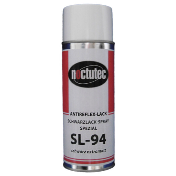 noctutec Laca Antireflex SL-94 negra extra mate Lata de aerosol de 400 ml