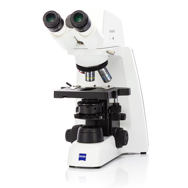 ZEISS Microscopio PrimoStar 3, Fix-K, Bi, Cam, SF20, 4 pos., ABBE 0,9, 40x-400x