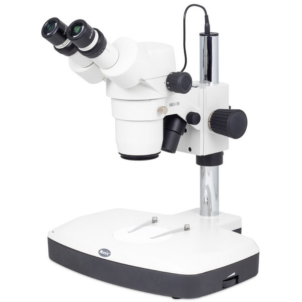 Motic Estereomicroscopio zoom SMZ-168-BLED, bino, 7,5x-50x