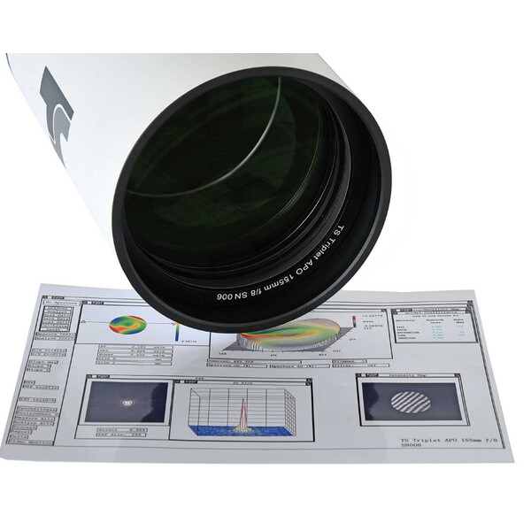 TS Optics Refractor apocromático AP 155/1240 CD-APO Deluxe OTA