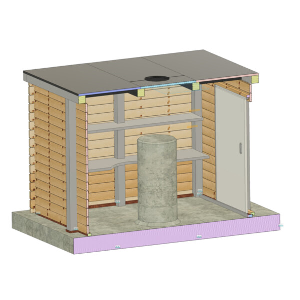 Dome Parts subestructura del observatorio GreenLine SP-32