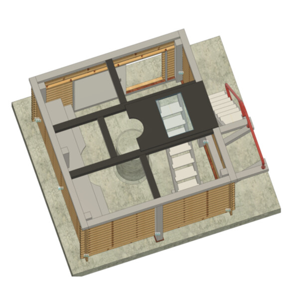 Dome Parts subestructura del observatorio GreenLine SP-32