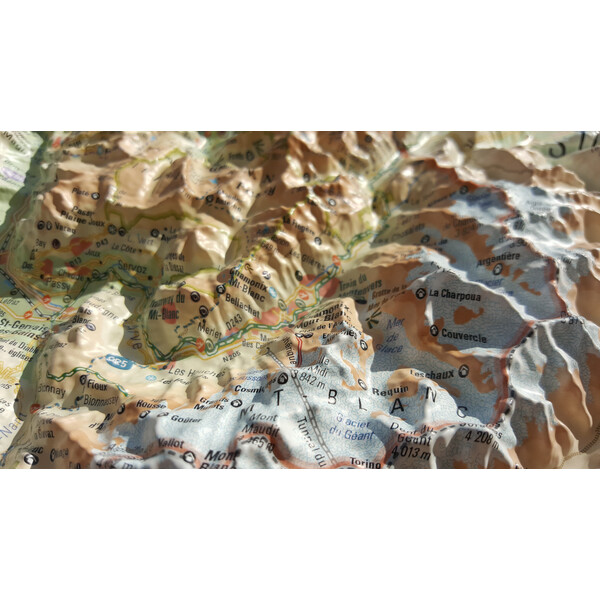 3Dmap Mapa regional Haute Savoie Version été