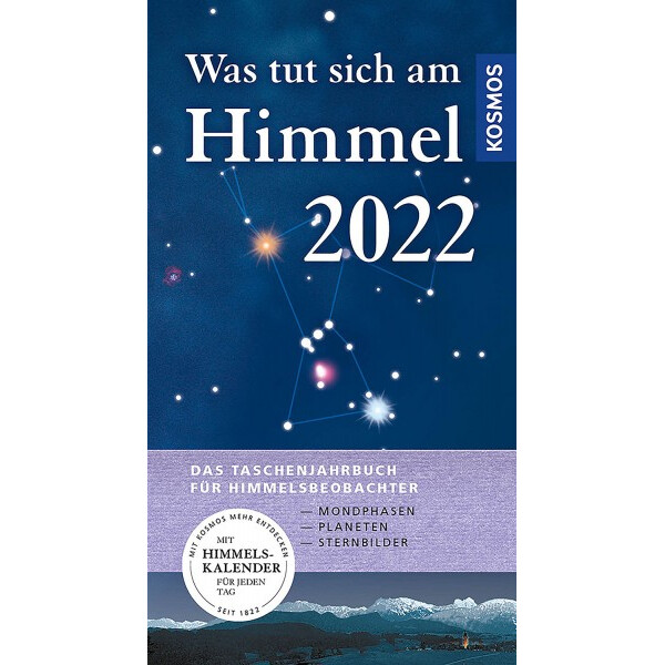 Kosmos Verlag Almanaque Was tut sich am Himmel 2022