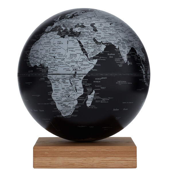 emform Globo terráqueo Platon Oak Matt Black 30cm