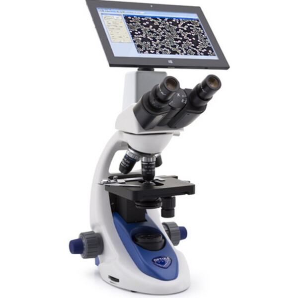 Optika Microscopio B-190TBPL, cam 3.1MP, tablet, 10.1 inch, DIN, N-plan, 40-1000xO/W, X-LED