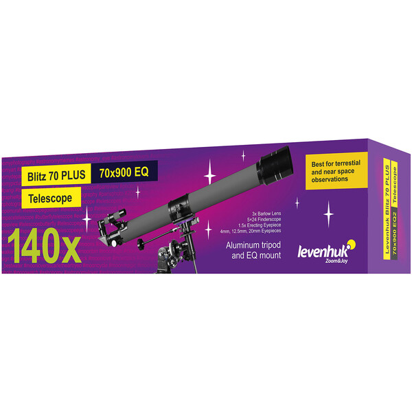 Levenhuk Telescopio AC 70/900 Blitz 70 PLUS EQ