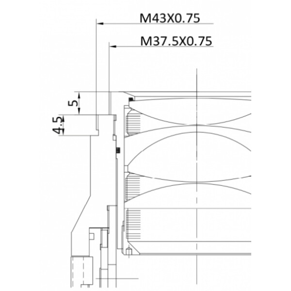 APM Ocular zoom 7,7-15,4mm 67° 1,25"