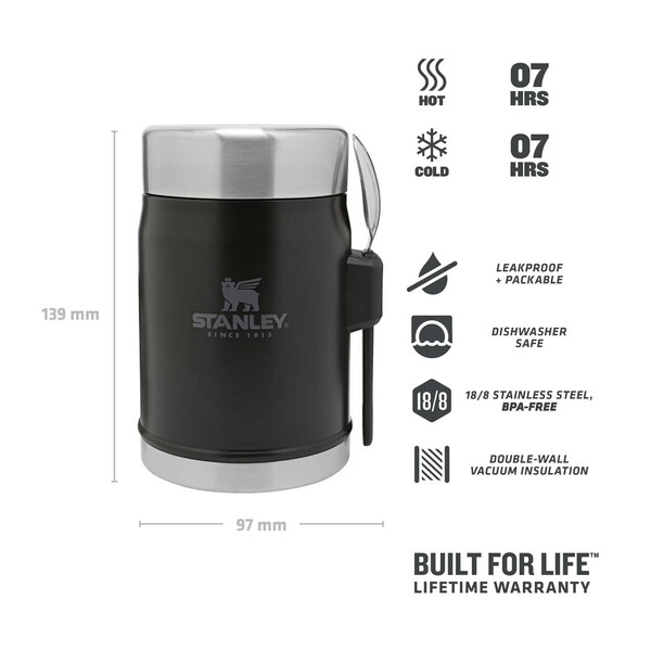 Stanley Tarro para comida Classic negro