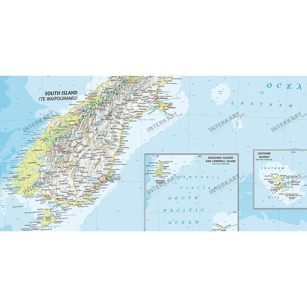 National Geographic Mapa Nueva Zelanda (60 x 77 cm)