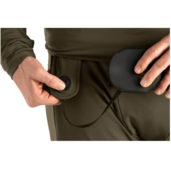 Härkila Calzoncillo térmico , verde sauce/negro, talla XL