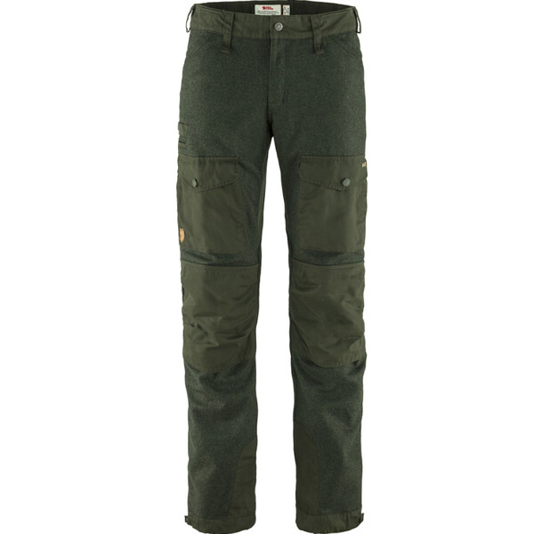 Fjällräven Pantalones de lana Värmland talla M, color 662 Deep Forest, talla 48