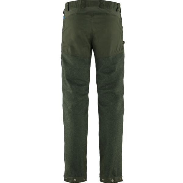 Fjällräven Pantalones de lana Värmland talla M, color 662 Deep Forest, talla 48