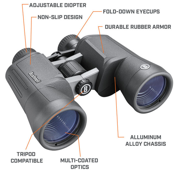 Bushnell Binoculares Powerview 2.0 10x50 Aluminum, MC