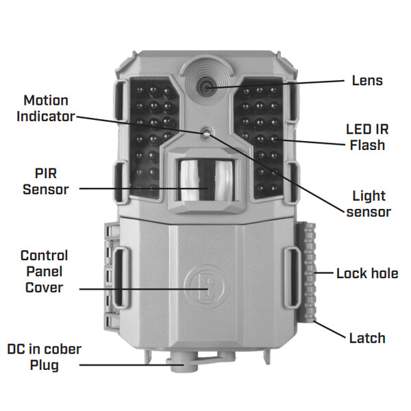 Bushnell Cámara de caza 20MP Prime L20 Tan Low Glow, Caja 5L