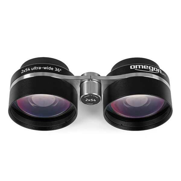 Omegon Binoculares Prismáticos 2x54 para observación de campos estelares + UHC