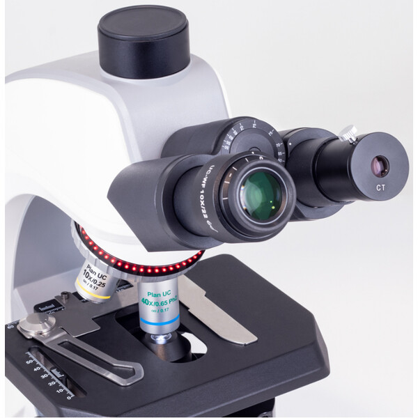 Motic Microscopio Panthera C2 de , contraste de fases, trinocular, corrección al infinito, objetivos plan acromáticos, 40x-400x, halógeno/LED