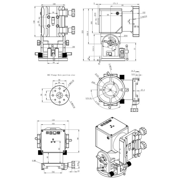 ZWO Montura ecuatorial AM5 Harmonic