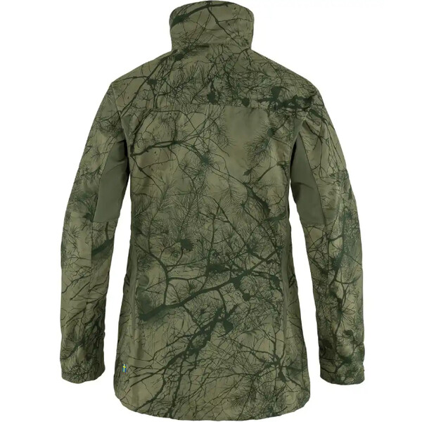 Fjällräven Chaqueta Forest Hybrid W, 626-625, camuflaje verde-verde laurel, L