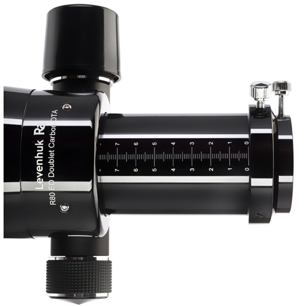 Levenhuk Refractor apocromático AP 80/500 Ra R80 ED Carbon OTA