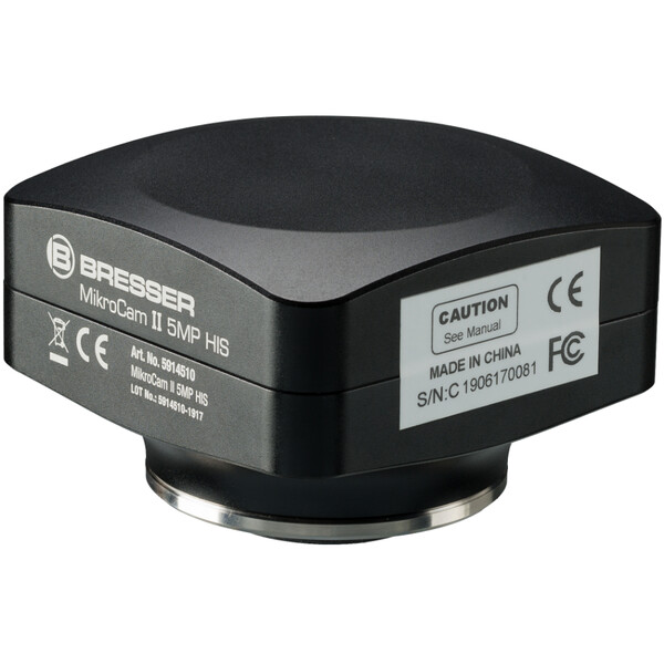 Bresser Cámara MikroCamII 5MP HIS, color, CMOS, 2/3'', 3,45 µm, USB3