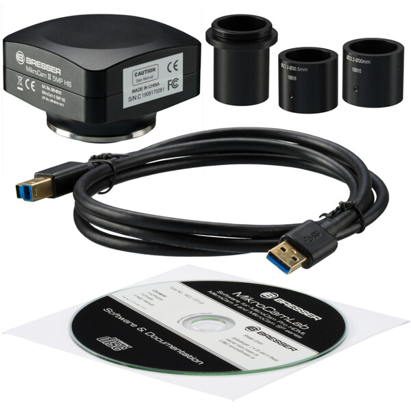 Bresser Cámara MikroCamII 5MP HIS, color, CMOS, 2/3'', 3,45 µm, USB3