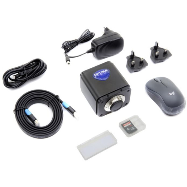 Optika Cámara C-HP4, color, CMOS, 1/1,8 pulgadas, 2,0x2,0 µm, 30 fps, 4K, HDMI, 8 Mp