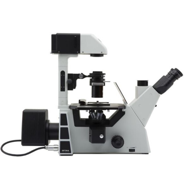 Optika Microscopio invertido IM-3METLD, trino, inverso, 10x22 mm, LED 18 W,