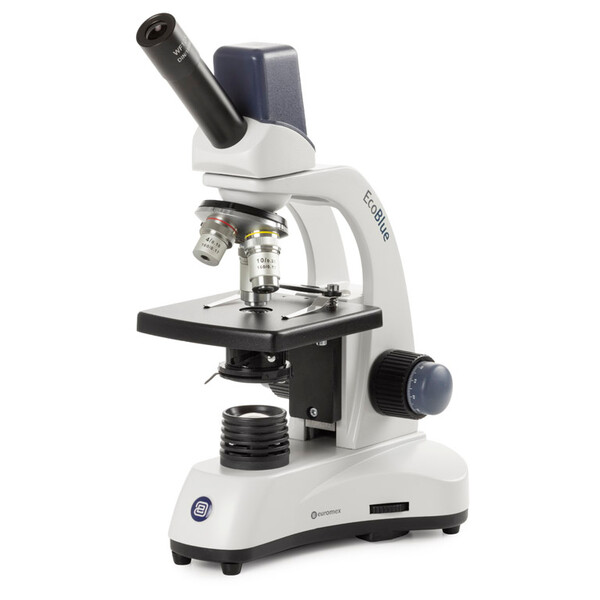 Euromex Microscopio EcoBlue EC.1005, mono, digital, 5MP, achro. 40x, 100x, 400x, LED