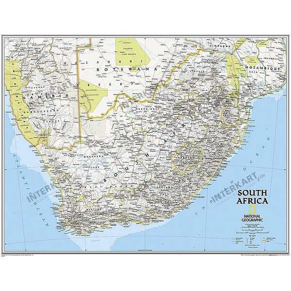 National Geographic Mapa Sudáfrica (77 x 66 cm)