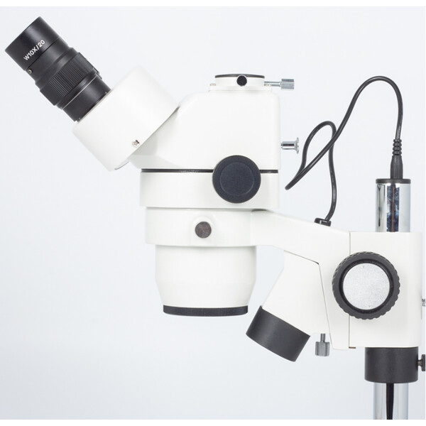 Motic Microscopio stereo zoom SMZ143-N2LED, trino, 10x/20, Al/Dl, 3W LED