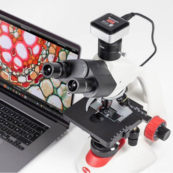 Motic Cámara A5, color, sCMOS, 1/2.8", 2µm, 30fps, 5MP, USB 2.0