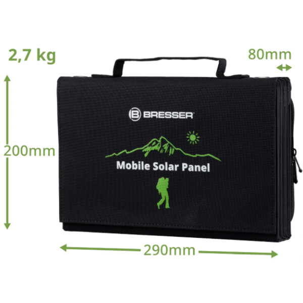 Bresser Cargador solar móvil de 60 vatios