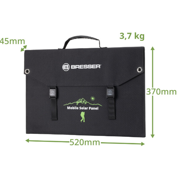 Bresser Cargador solar móvil de 90 vatios
