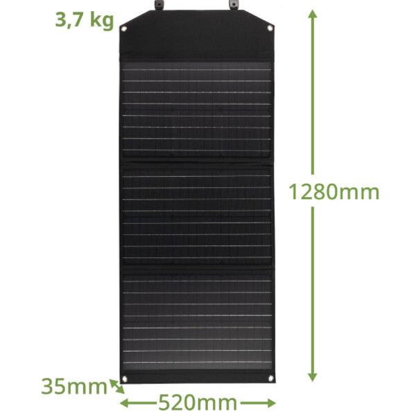 Bresser Cargador solar móvil de 90 vatios