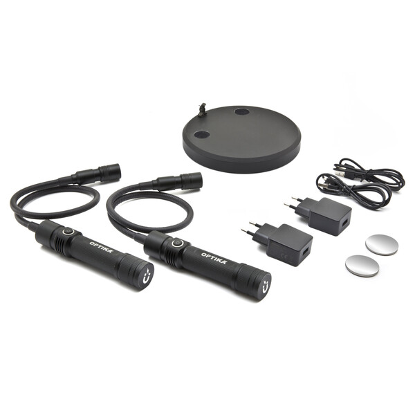 Optika Brazo de iluminación par CL-33 con fijación magnética, USB