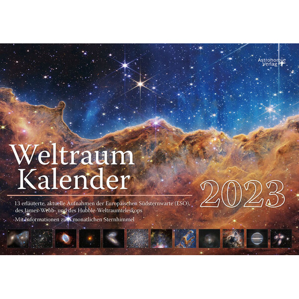 Astronomie-Verlag Calendarios Weltraum-Kalender 2023