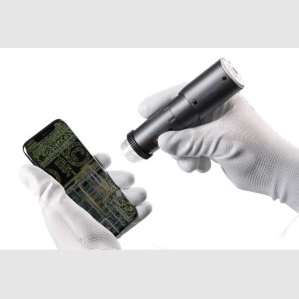 Dino-Lite Microscopio AF4915ZTL + WF-20, 1,3 MP, 10-140x, 8 LED, 30 fps, USB 2.0/WiFi
