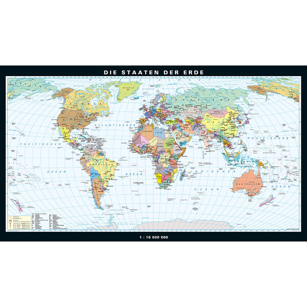 PONS Mapamundi Los países del mundo (224 x 128 cm)