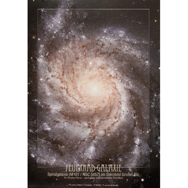 AstroMedia Póster Die Feuerrad-Galaxie