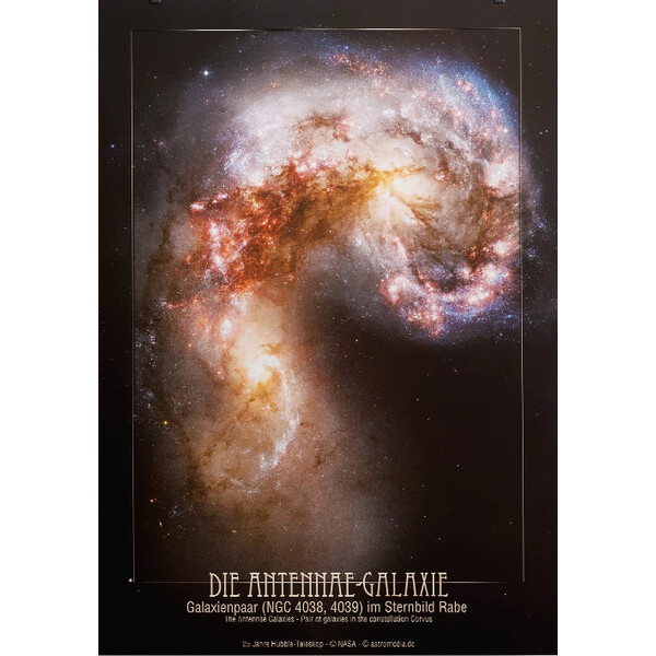 AstroMedia Póster Las galaxias antena