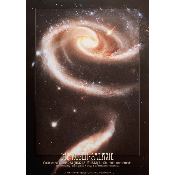 AstroMedia Póster Galaxia de las Rosas Arp 273
