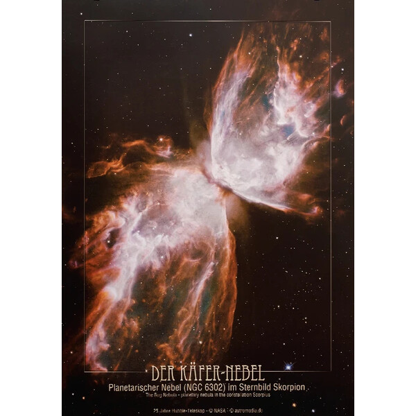 AstroMedia Póster La nebulosa del escarabajo NGC 6302