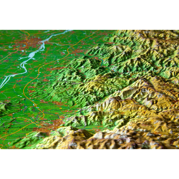 Georelief Mapa regional La Selva Negra